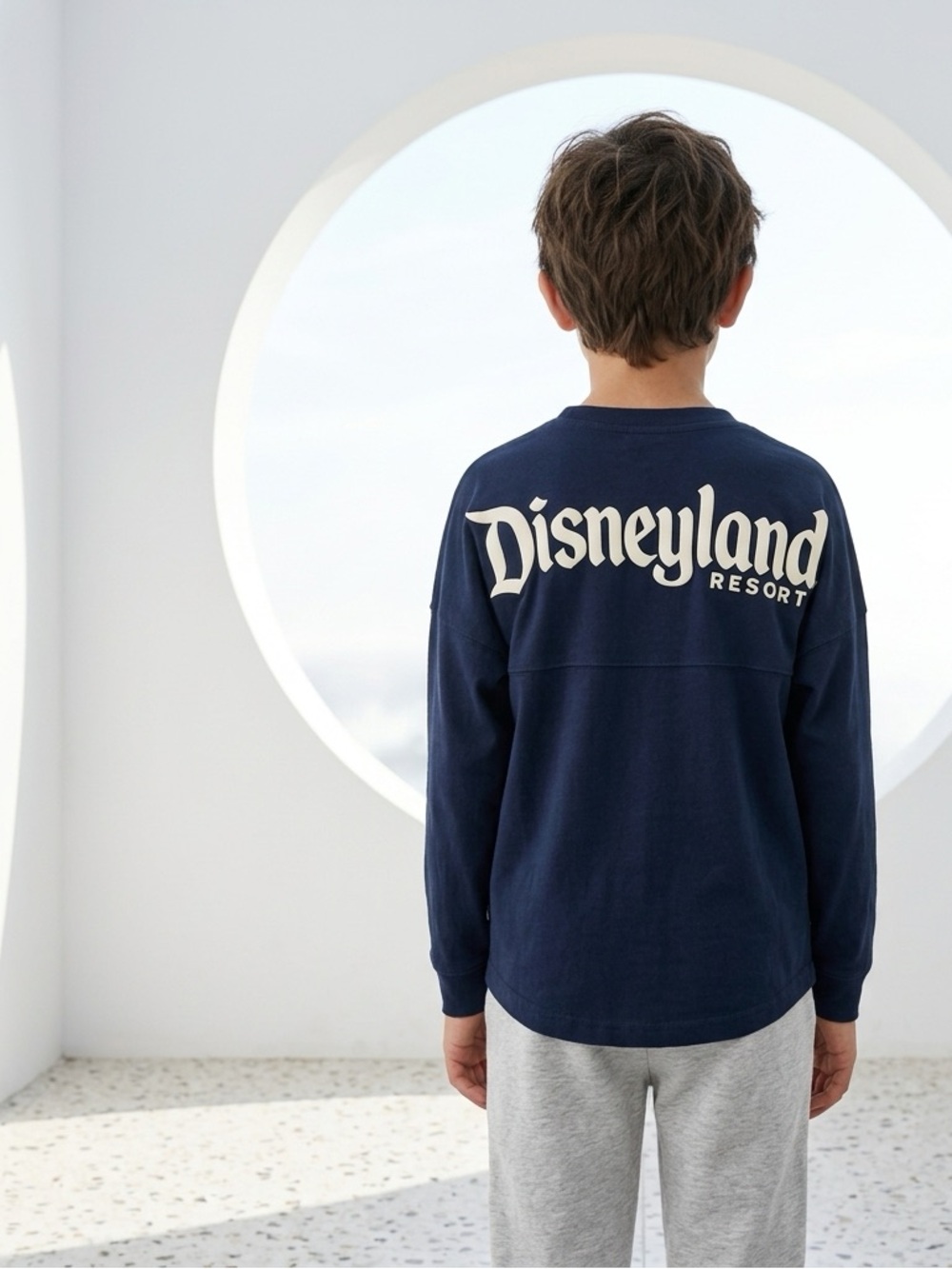Disney Spirit Jersey Navy Blue Long Sleeve ~ Kids Size XL